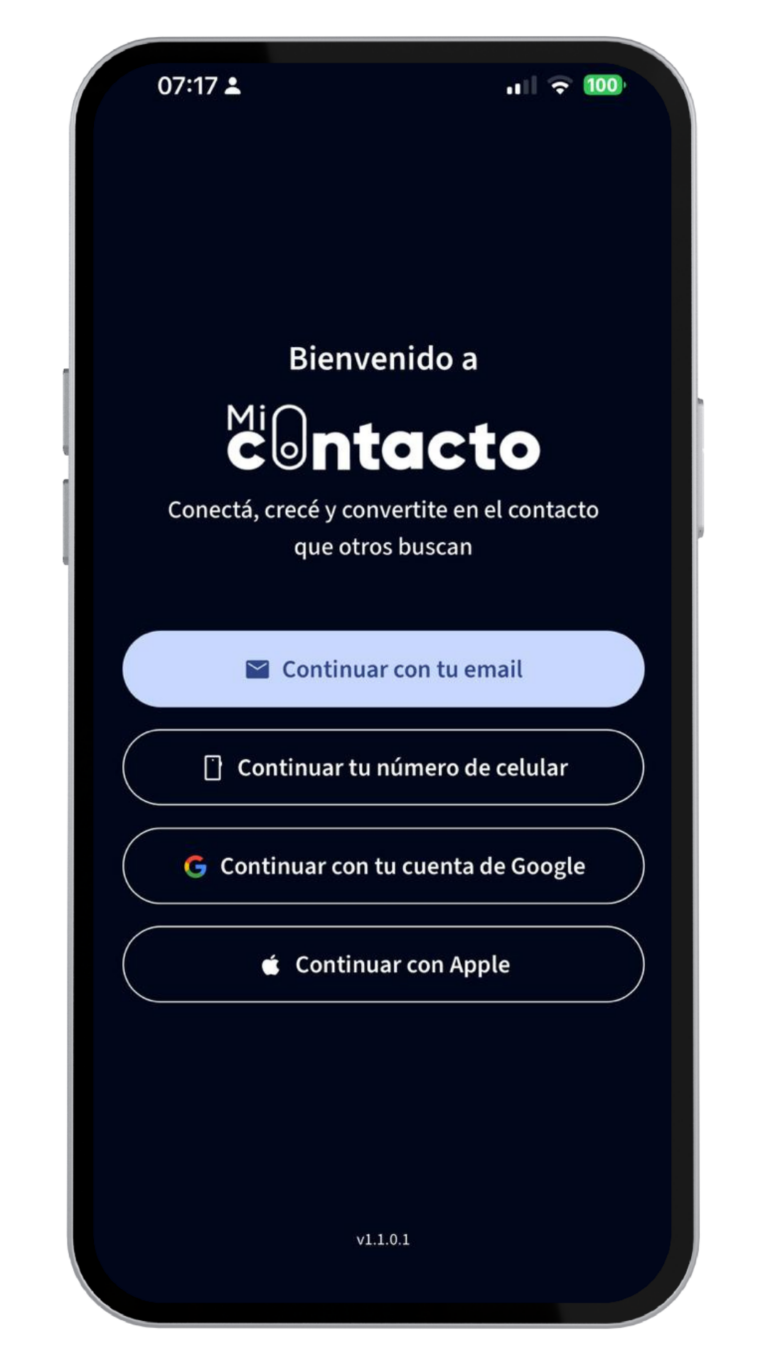 Entrá a tu red de contactos